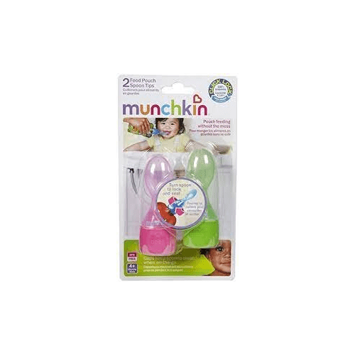 Munchkin Food Pouch Spoon Tips 2 ea, Bowls and Utensils