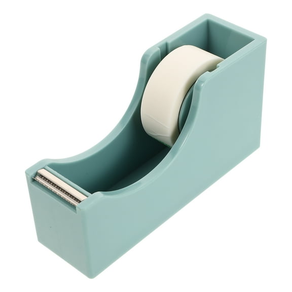 Masteelf White Plastic Tape Dispenser and Cutter for Office Use Portable Efficient 1 Set