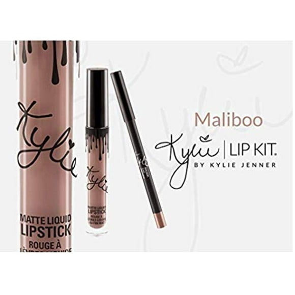 Kylie Cosmetics Lip Kit Maliboo Liquid Lipstick and Liner