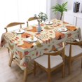 thumbnail image 2 of XMXT Polyester Rectangle Tablecloth, Cartoon Dreamcatcher Fox Waterproof Table Cloth Home Dinner Decor Table Cover for Holiday Party, 54 x 72 inches, 2 of 9