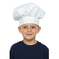 thumbnail image 3 of Dress Up America Chef Hat - White Bakers Hat for Adults and Kids - Adjustable Kitchen Costume Cap - Kids, 3 of 4