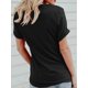 thumbnail image 2 of Sunflower Print Crew Neck T-Shirt, Casual Short Sleeve T-Shirt For Spring & Summer, Women's Clothing, 2 of 6