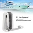 thumbnail image 3 of Folding Coat Hooks, Folding Jackets Hook Space Saving Rustproof Easy Install Stainless Steel Compact  for Boat Yacht RV, 3 of 7