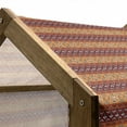 thumbnail image 5 of Tribal Pet House, Maya Inspired Horizontal Esoteric Latin Inspired Geometric Pattern Print, Outdoor & Indoor Portable Dog Kennel with Pillow and Cover, 5 Sizes, Ruby Apricot, by Ambesonne, 5 of 5