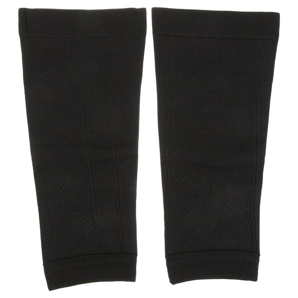 KAKOWELY 2 pares de mangas de compresión para pantorrillas, protectores transpirables, calcetines deportivos de compresión para pantorrillas.
