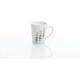 thumbnail image 5 of Gibson Home Retro Specks 12 Piece Fine Ceramic Dinnerware Set with Retro Blue Dots Decal, 5 of 5