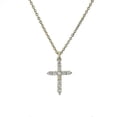 thumbnail image 1 of Collar con cruz chapado en oro de 14 quilates para mujer | Colgante de cruz | Collares de oro para mujer, 1 of 5