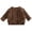 Coffee, variant on Lmnyox Girl's Sweater Cardigan Crew Neck Button Down Long Sleeve Cable Knit Cardigan Trendy Cozy Sweaters
