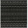 thumbnail image 7 of Rugs.com Moroccan Trellis Collection Rug – 8 Ft Square Black And White Medium Rug Perfect For Living Rooms, Kitchens, Entryways, 7 of 7