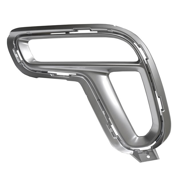 OE Compatible/Replacement Fog Lamp Bezel Front Driver Side Satin Nickel(CH1038220)
