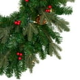 thumbnail image 4 of Northlight Real Touch™ Pre-Lit Mixed Noble Spruce Wreath - 24" - Clear Lights, 4 of 9
