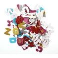 thumbnail image 1 of 150 pcs Assorted Colors Glitter Foam Stickers Letter Sticker Self Adhesive Letters for Kids Nursery Kindergarten - -, 1 of 6