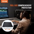 thumbnail image 2 of Sound Dampening Blanket 96x80 Black, Grommeted Portable Acoustic Barrier for Door, 2 of 6