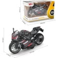 thumbnail image 2 of BTEPSGA Pull Back Motorcycle Model - 1:12 Scale Toy Motorcycle,Motorcycle Toy with Light and Music Gift, 2 of 7