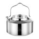 thumbnail image 2 of Hervidor de agua para acampar Hervidor de té Cocina Anti escaldado Mango 1.5L Jardín Utensilios de cocina Tetera Cafetera Caldera de agua para mochila Mango de acero shamjiam Hervidor de agua al aire libre, 2 of 8