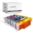 thumbnail image 1 of Cartucho de tinta recargable HEMEINY PGI-250 CLI-251, juego de 6 colores, 1 of 6