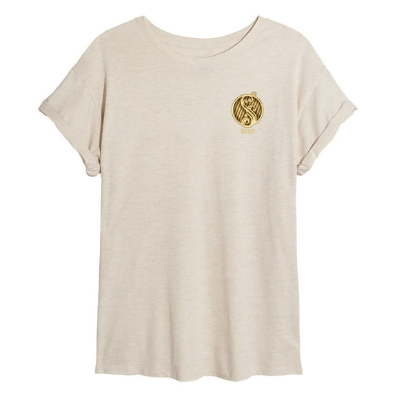 Wicked - Elphaba Badge - Women's Oversized Graphic T-shirt