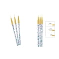 thumbnail image 1 of de brochas para decoración de uñas de 6x7 / 9 / 14mm para trazos de líneas Detalles - Dorado Salvador Nail Art Drawing Brush Pen, 1 of 9