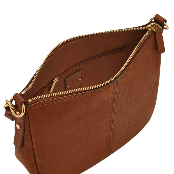 Bandolera De Cuero Fossil Sport Para Hombre - 18.19x3.81x34.29 Cm, Con Correa Ajustable