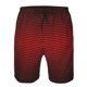 thumbnail image 3 of Balery Red Geometric Traje de Baño Estilo Hawaiano para Hombre, Shorts de Secado Rápido con Bolsillos-X-Large, 3 of 6