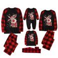 thumbnail image 1 of Pijamas Navideños Para La Familia Trajes A Juego Conjunto Cálido Impreso Ropa Para El Hogar Conjunto de Mamá de Dos Piezas Odeerbi ODB189402, 1 of 8
