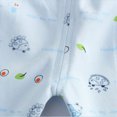 thumbnail image 6 of NOLDARES 5PCS Newborn Boys Girls Baby Cotton Clothes Tops Hat Pants Suit Outfit Sets(A092-Blue), 6 of 9