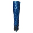 thumbnail image 5 of Ellie Shoes E-421-Zara 4 Knee-High Boot with Glitter Blue / 7, 5 of 8