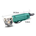 thumbnail image 3 of Electric Fabric Scissors Rotary Blade Fabric Tool Leather Fabric Electric Cutter Kit Cutting Saw Tool ,Easy to Use, 3 of 7