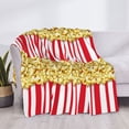 thumbnail image 3 of Fotbe Popcorn Manta de Franela con Estampado, Manta Ultrasuave para Cama, Sofá, Auto, Hipoalergénica y Antibolitas-60"x50", 3 of 6