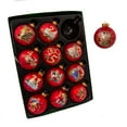 thumbnail image 3 of Kurt Adler 12-Piece 12-Days of Christmas Decorative Glass Balls Set, 65mm, 3 of 4