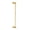 Satin Brass, variant on Contemporary 12" Center Bar Pull, Polished Chrome