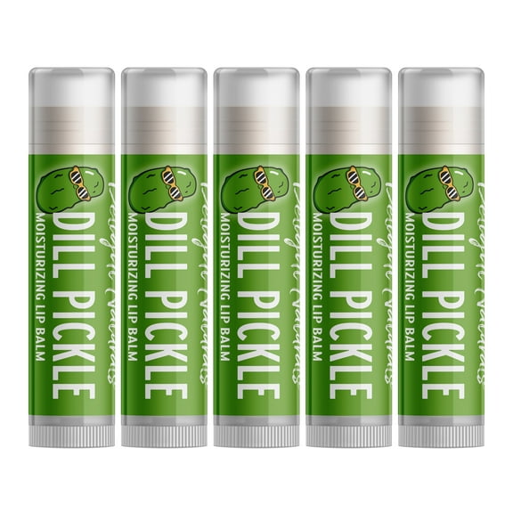 Delight Naturals Dill Pickle Lip Balm - 5 Pack