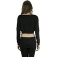 thumbnail image 3 of ToBeInStyle Women's Long Sleeve Cropped Sweater, 3 of 9