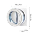thumbnail image 3 of Danhjin Kitchen Flue Check Valve ORIG Kitchen Check Gate Smokes Exhaust Fan Smokes Exhaust Pipe Type Draught Outlet Plastic Material Unidirectional Smokes Exhaust Fan Accessories, 3 of 6