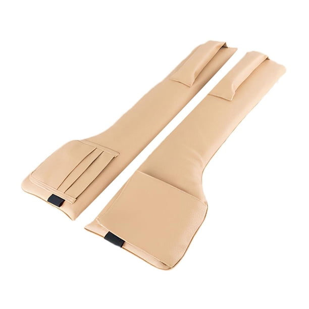 Riwesomey Relleno de espacio para asiento de automóvil Gran capacidad Relleno de espacio para asiento de automóvil Fácil de instalar Consola de cuero de Automoción decorativa y accesorios Numero 3