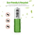 thumbnail image 4 of EBL 4-Pack AAA Rechargeable Batteries 800mAh Ni-MH Triple A Batteries, 4 of 7