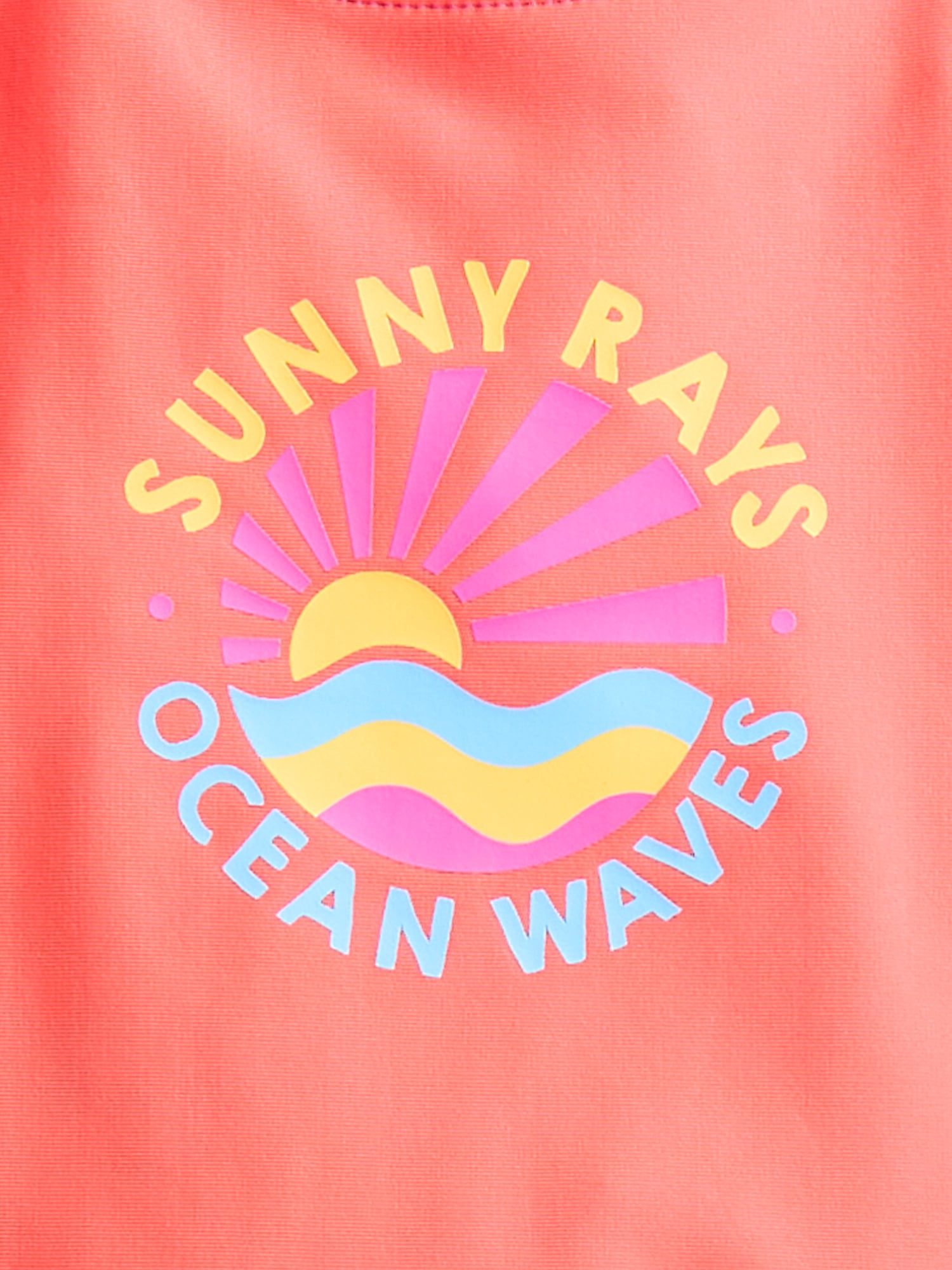 Wonder Nation Girls Rash Guard Set, 2 Piece, Sizes 4-16