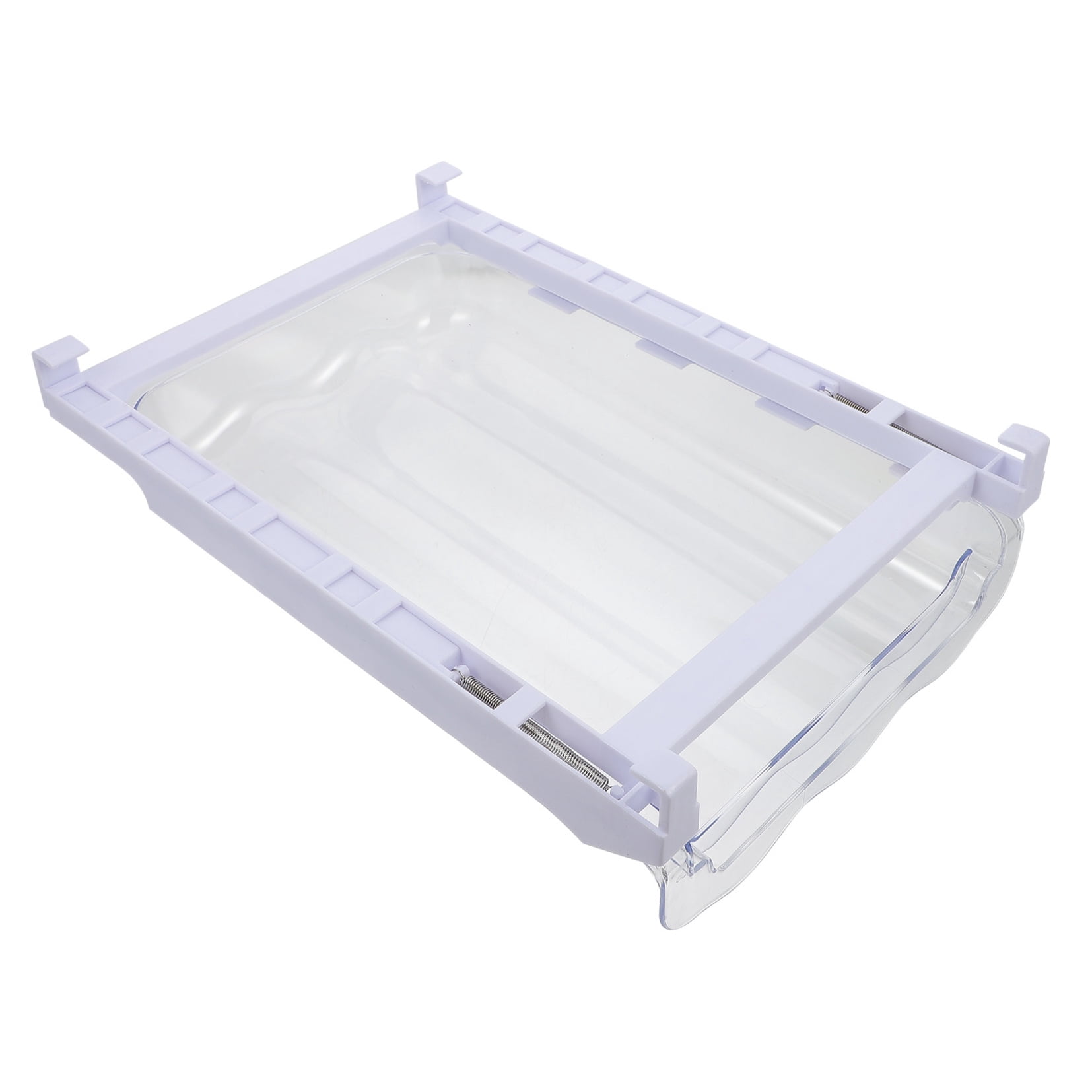 FOLOYORI Egg Storage Tray White for Refrigerator with Space Saving Drawer Design