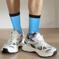 thumbnail image 6 of Silaia Bluey Print Adult Socks, Athletic Socks, Mens and Womens Crew Cushion Socks,Work Athletic Running Socks,Casual Breathable Socks, 6 of 6