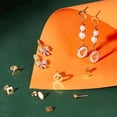 thumbnail image 2 of 72pcs 6 Styles 24K Gold Plated Earring Posts Stainless Steel Stud Earring Findings Flat Round Rhombus Ball Stud Earring Posts with Loop and Ear Nuts for Jewelry Making, 2 of 6