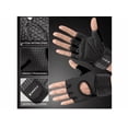 thumbnail image 4 of Guantes Gym Xtellar negro Pesas Deportivos Muñequeras Mujer Hombre, 4 of 5