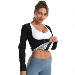 SAYFUT Men Sweat Neoprene Weight Loss Sauna Suit Workout Shirt Body Shaper Fitness Sport Gym Top Clothes Shapewear Walmart