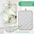 thumbnail image 6 of Yayeee Pot Holders Kitchen Heat Resistant with Pockets 7"x9.8" Cotton Oven Cooking Hot Pads, Gray Marble Pattern, 6 of 7