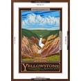 thumbnail image 5 of Art.com Artist Point, Yellowstone National Park, Wyoming Art Print by Lantern Press, Brown Frame Wall Art, 21" x 29", 5 of 5