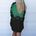 thumbnail image 4 of WFJCJPAF 2024 New Halloween Clearance! Halloween Sweaters for Women,Women's Fashion Halloween Printed Casual Long Sleeved Shirt Cardigan Tops - Blue S, 4 of 6