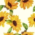 thumbnail image 3 of Millie Loves Lily Female Marigold & Cream Sunflower Angel Sleeve Dress and Matching Short Set (2T-12), 3 of 3