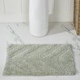 thumbnail image 3 of Better Trends 5 Piece Bathroom Rug Set 100% Cotton Extra Soft Tufted Bath Rug Water Absorbent Non-Slip Bath Mat Machine Washable (Dark Sage) Hugo Collection, 3 of 7