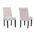 thumbnail image 1 of Costaelm Jameson Fabric Tufted Dining Side Chair 2 Pc Set in Beige, 1 of 9