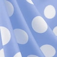 thumbnail image 5 of Elainilye Fashion Womens Casual Dresses Court Contrast High Collar Polka Dotted Large Dress Formal Dress,Blue, 5 of 6