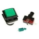 thumbnail image 2 of Botón de Arcade Macarena Cuadrado 33 Interruptor Led DC12V Verde, 2 of 7
